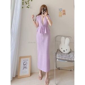 Elegant Lavender Dress